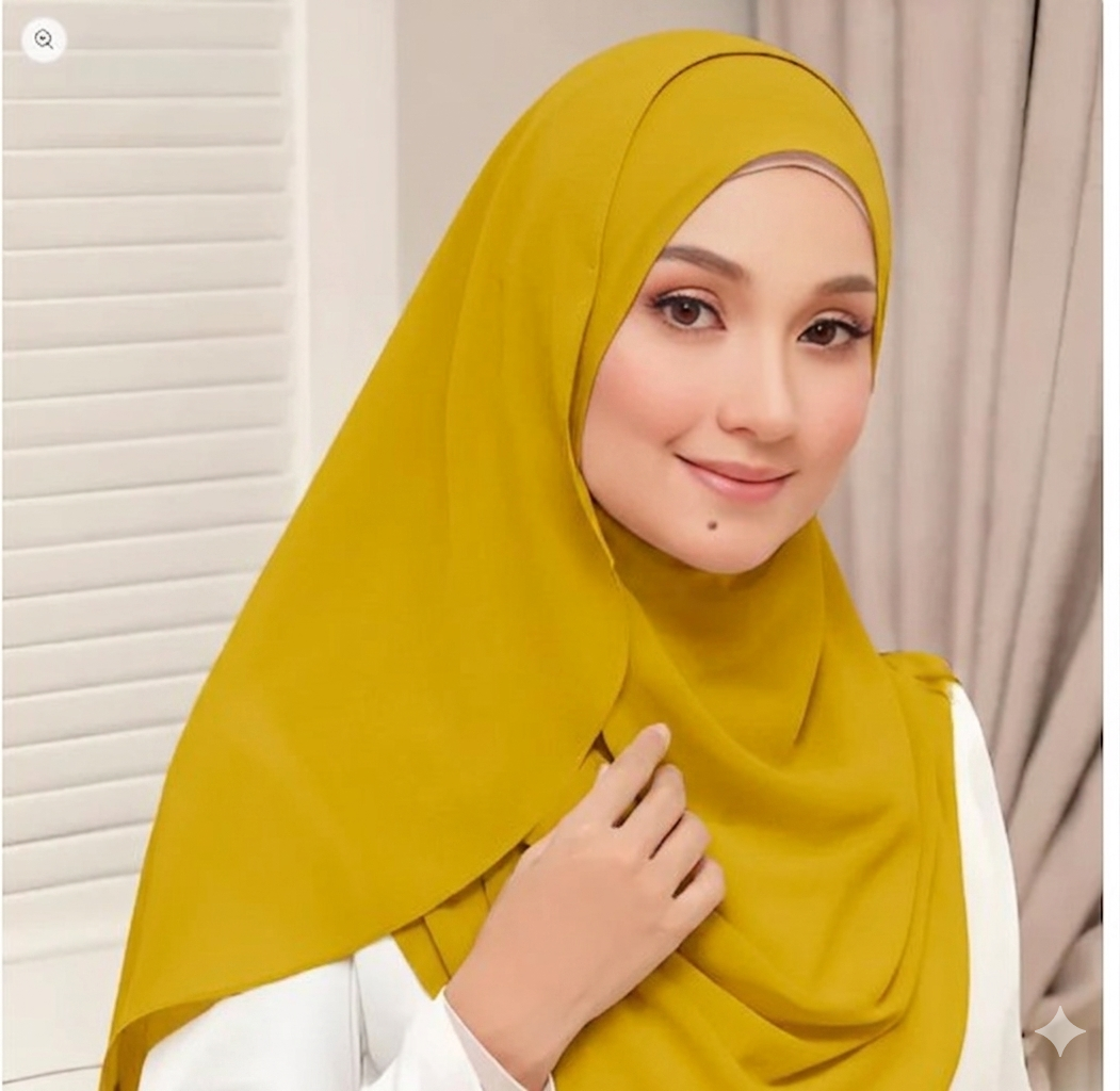 Instant Double Loop Hijab - Design Code: IH-37