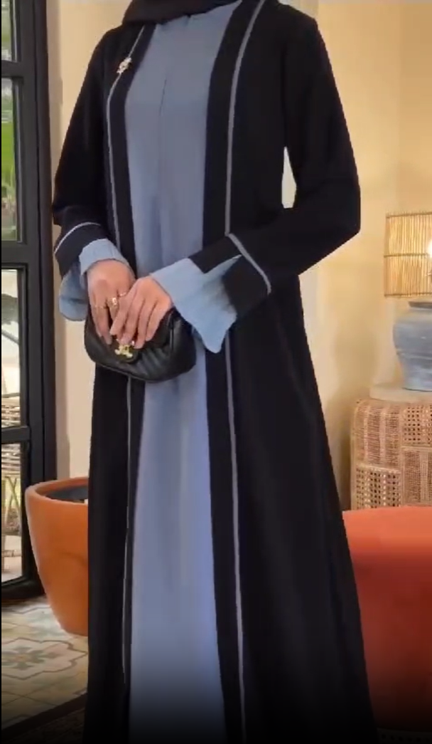 Long Shrug Abaya with Inner Layer