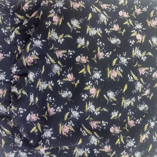 Chiffon Long Floral Printed Frog | Swag Edition (FL-PF001-Print-14)